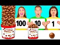 تحدي 100 طبقة من الطعام | معركة الغذاء الملحمية BaRaFun Challenge