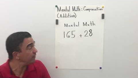 Mental Math: Compensation (Addition) Example 2 / My Growing Brain