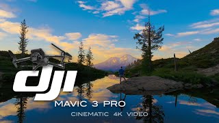 Mount Shasta & Waterfalls - Cinematic 4k Video - DJI Mavic 3 Pro