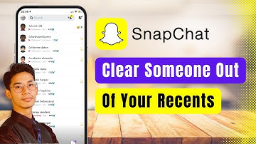 How to Clear Someone Out of Your Recents on Snapchat !