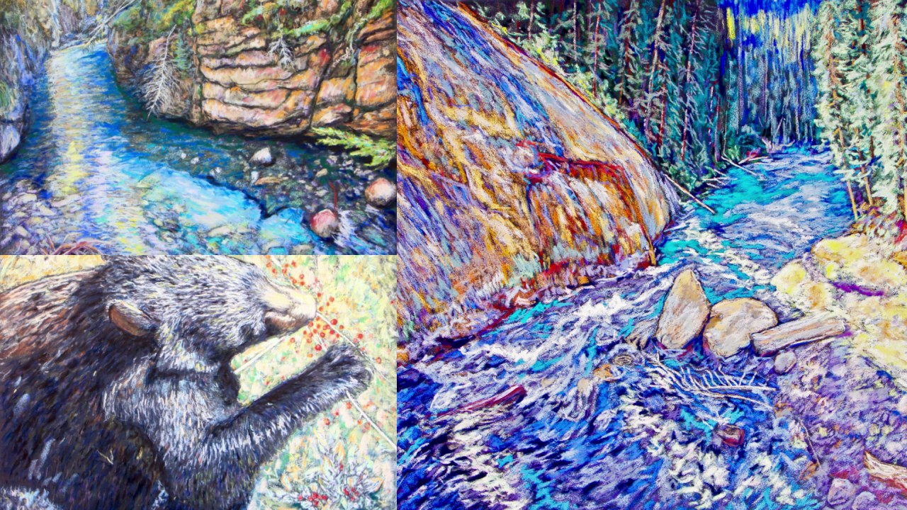 Carnet de voyage de Benoit GOIN pastelliste