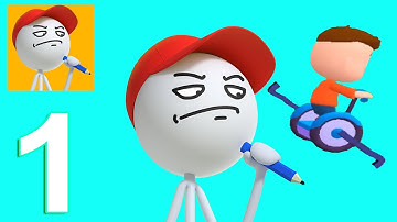 Drawing Games 3D Gameplay Walkthrough Part 1 Level 1-40 (IOS/Android)