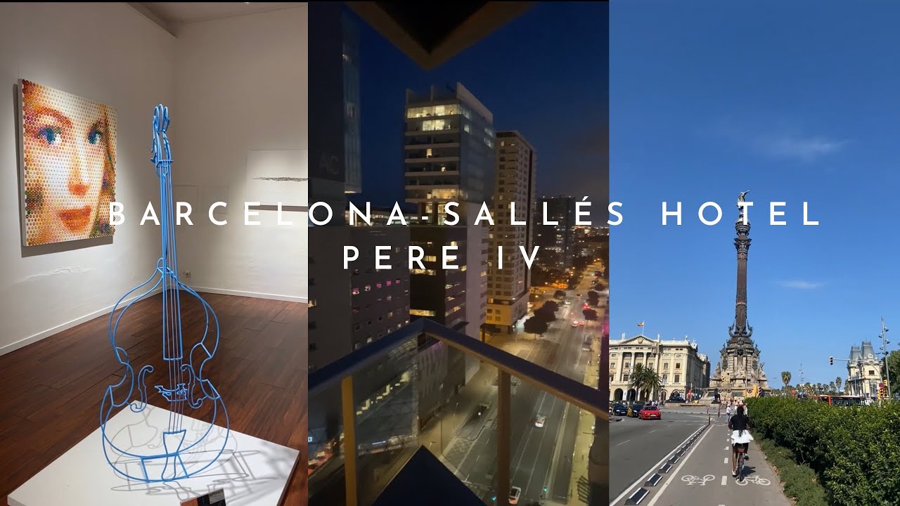 Barcelona - Sallés Hotel Pere IV... Room Tour