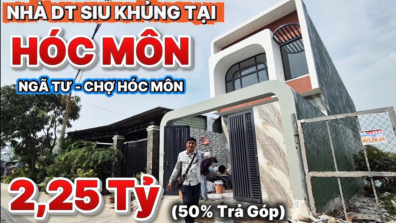 🔥CHẬM LÀ MẤT! Nhà Hóc Môn 5x25m SIÊU RẺ – 1 Sẹc Nguyễn Văn Bứa, Cách Chợ HÓC MÔN Vài Phút