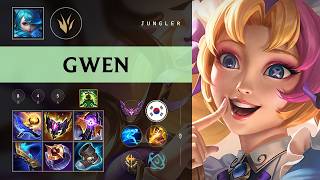 Gwen Jungle vs Lee Sin - KR Master Patch 26.09