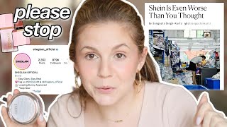 I'm tired of influencers promoting this makeup brand...