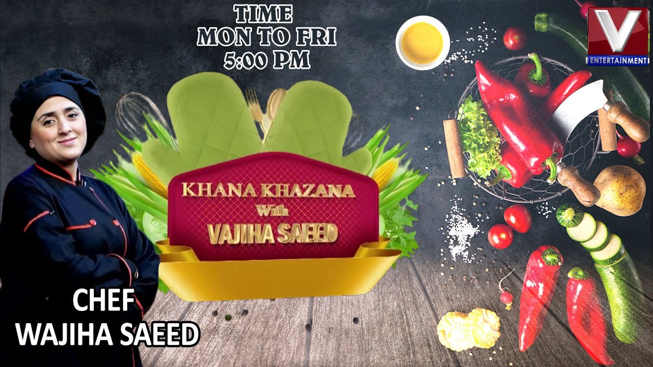 KHANA KHAZANA WITH CHEF VAJIHA SAEED || VenusHD Satellite Channel Pakistan | 21-6-2024
