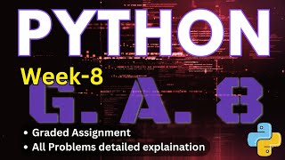 Celebrity Python | Week-8 | GA | Detailed Explanation Wealth