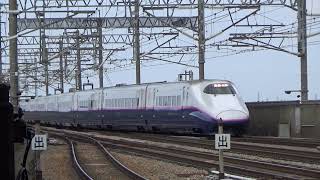 【上越新幹線】E2系J64編成 とき326号 燕三条駅到着