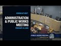 Administration and Public Works Committee Meeting 2-23-2026