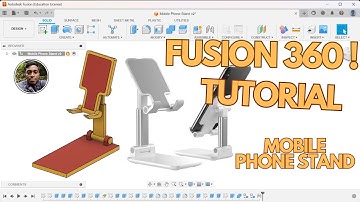 FROM IDEA TO REALITY : FUSION 360 PHONE STAND DESIGN