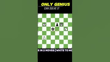 2 Move Finish! ♟️ White to Move — Find the Checkmate | #chess #chessgame #shorts #reels #trending