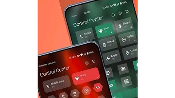 Mi control center notifications and quick action // notification and control bar changer