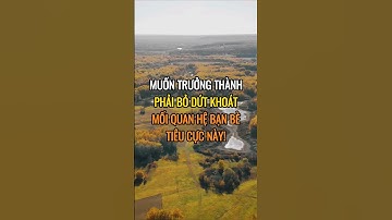 Muốn trưởng thành phải bỏ dứt khoát mối quan hệ bạn bè tiêu cực này !