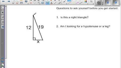 Use Pythagorean Theorem to Find Missing Leg