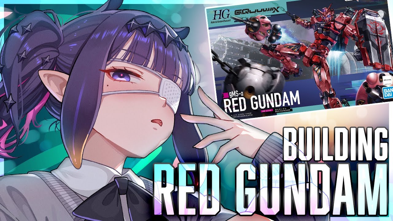 【HANDCAM】Building HG 1/144 RED GUNDAM!!!!