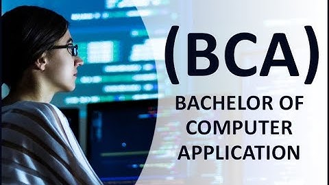 BCA (Bachelor of Computer Application)  | U. G. COURSES AT SDNBVC
