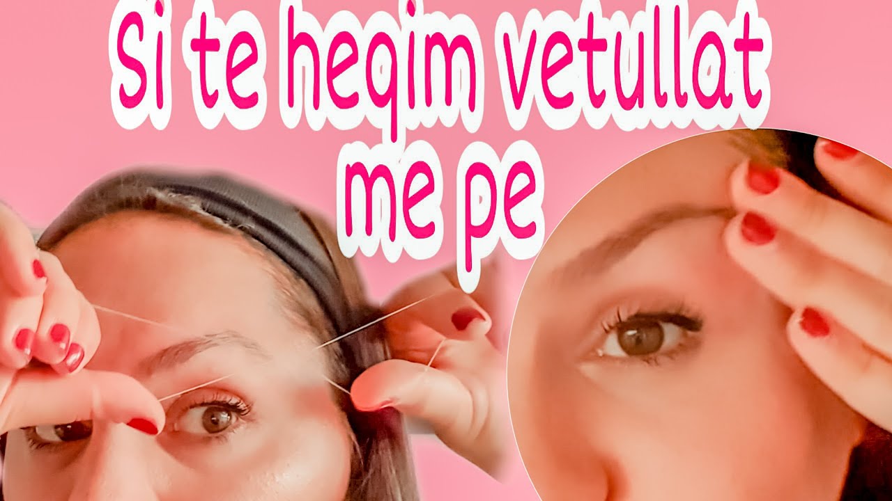 SI TE HEQIM QIMET NE FYTYRE / SI TE HEQIM VETULLAT ME PE/ THREADING AT HOME