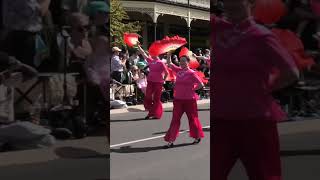 CHINESE FAN DANCE #travellife #Easter parade #bendigo #parades #travel #celebrations #eastersunday