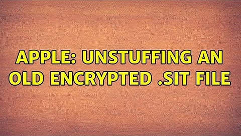 Apple: Unstuffing an old encrypted .sit file (2 Solutions!!)
