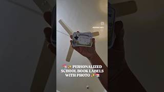 📚✨ PERSONALIZED SCHOOL BOOK LABELS WITH PHOTO ✨📚 DM FOR ORDERS