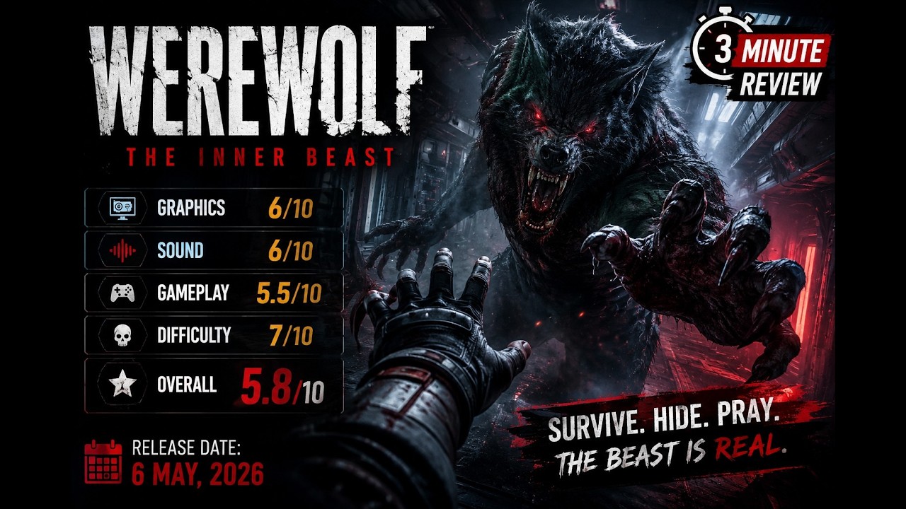 3 Devs Made THIS! Werewolf: The Inner Beast is WILD| Hidden Indie Horror That Nobody's Talking About