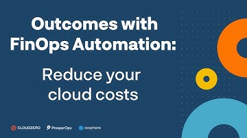 Outcomes with FinOps Automation: Reduce your cloud costs with Erik Peterson at @cloudzero6299