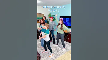 OUR FIRST TIME WATCHING FROZEN 2 TAG Idinamenzel Shorts Frozen2 Sharpefamilysingers 