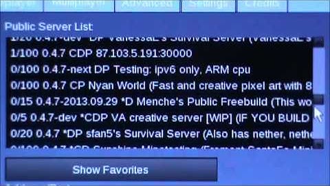 MineTest Public Server List
