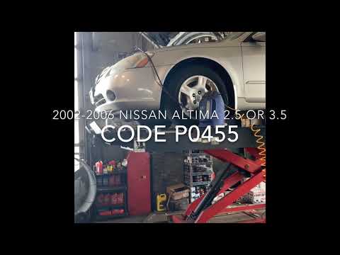 2002-2006 Nissan Altima 2.5 or 3.5 p0455 SOLVED!!!