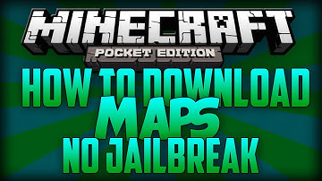 Minecraft Pocket Edition : How To Download Maps NO JailBreak