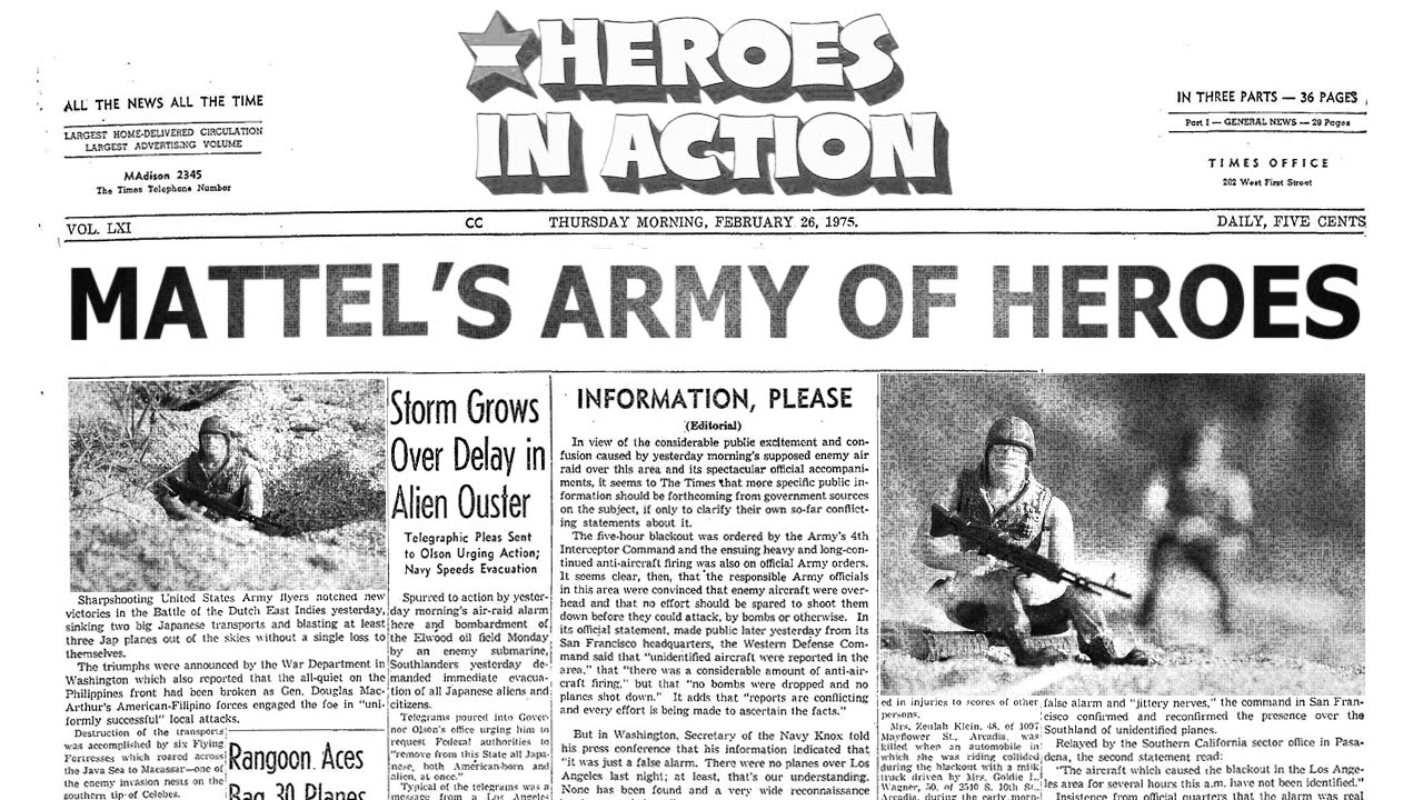 MATTEL EROI IN AZIONE PATTUGLIA TOMMY HEROES IN ACTION soldat