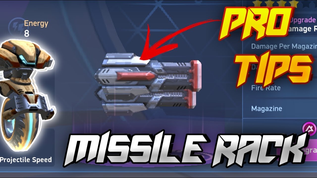 Pro tips of missile rack 8 and 6 || tournament || mech arena ...