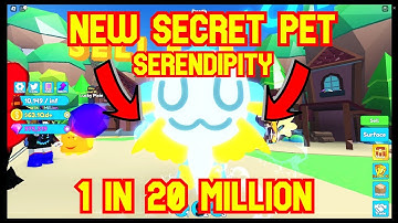 SERENDIPITY NEW SECRET PET 1 IN 20 MILLION | ROBLOX MINING SIMULATOR 2