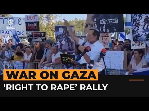 Israeli protesters rally for ?the right to rape? prisoners | Al Jazeera Newsfeed