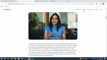Meta Ai seamless M4T - Language translation best platform - சிறந்த மொழிபெயர்ப்புதளம்