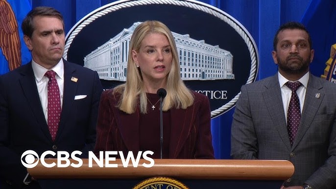 Bondi says DOJ "will follow the law" when asked about Epstein files bill  passed by Congress