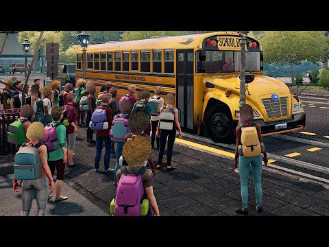 Bus Simulator 21 Next Stop - Official School Bus Extension ! GeForce RTX 4080 16GB + i9 13900K !