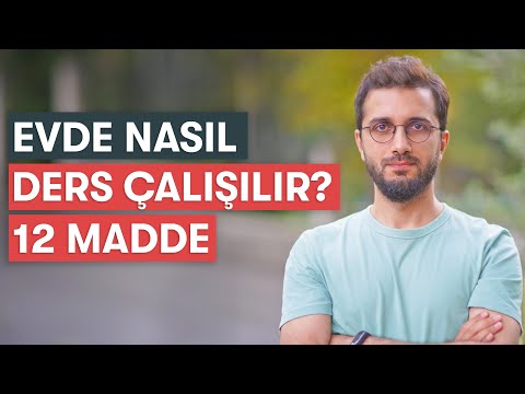 Video: Evde Ders çalışma Nasıl Yapılır