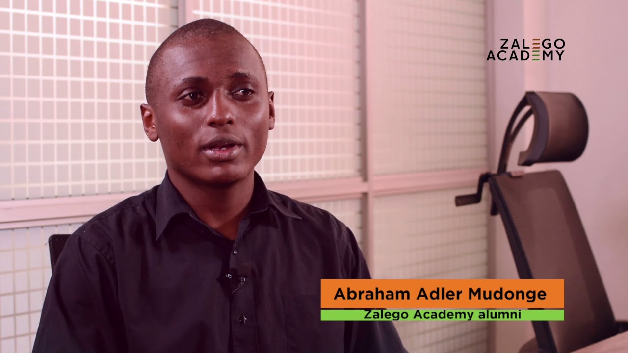 Zalego Academy Alumni Testimonial Video |  Abraham Adler Mudonge
