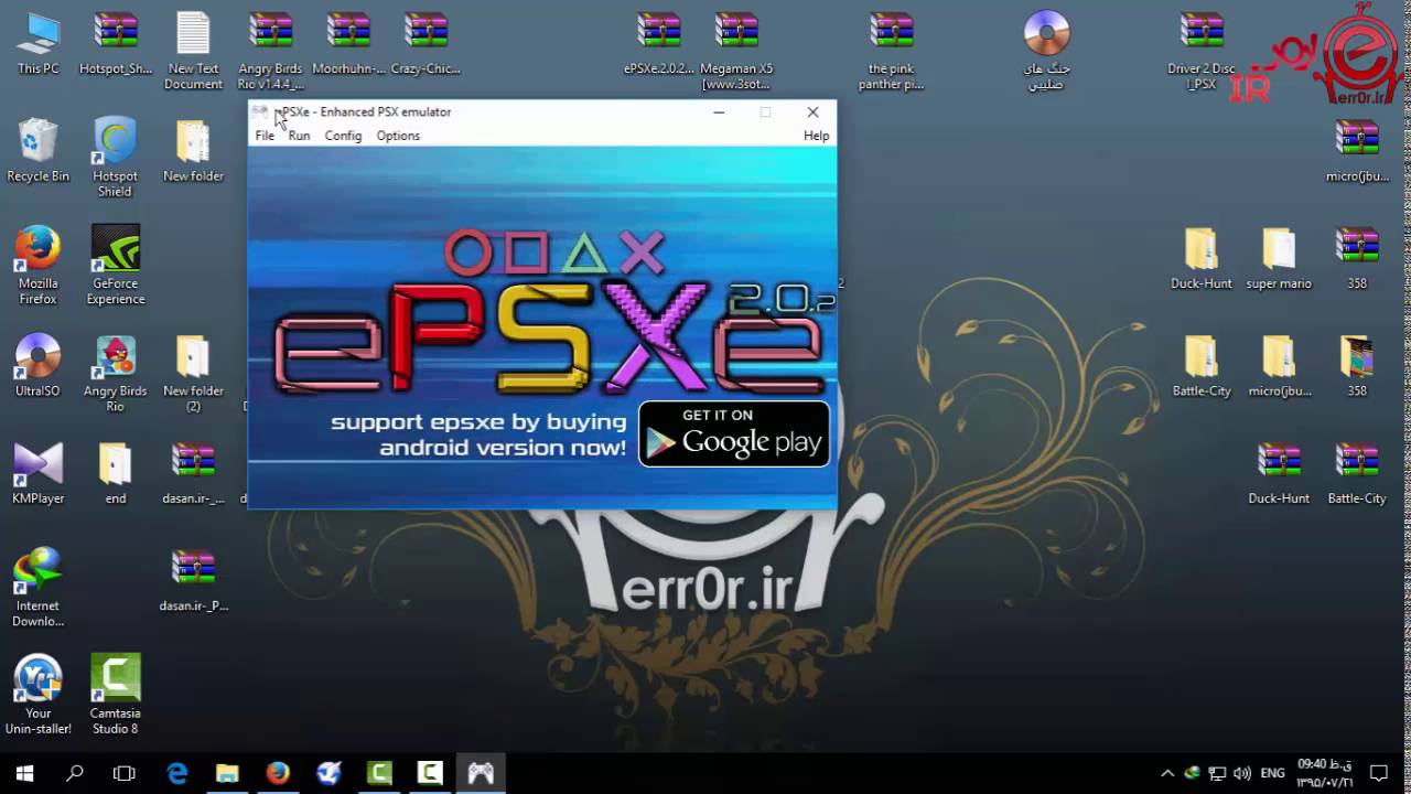 آموزش اجرای بازی های پلی استیشن 1 در نرم افزار ePSXe