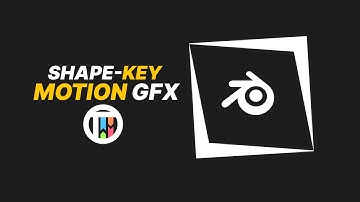 Shape-Key Motion Graphic Loading Icon in Blender 2.9 Eevee - Tutorial