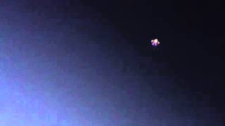 Flying Man at Pacifica Cliff after sunset