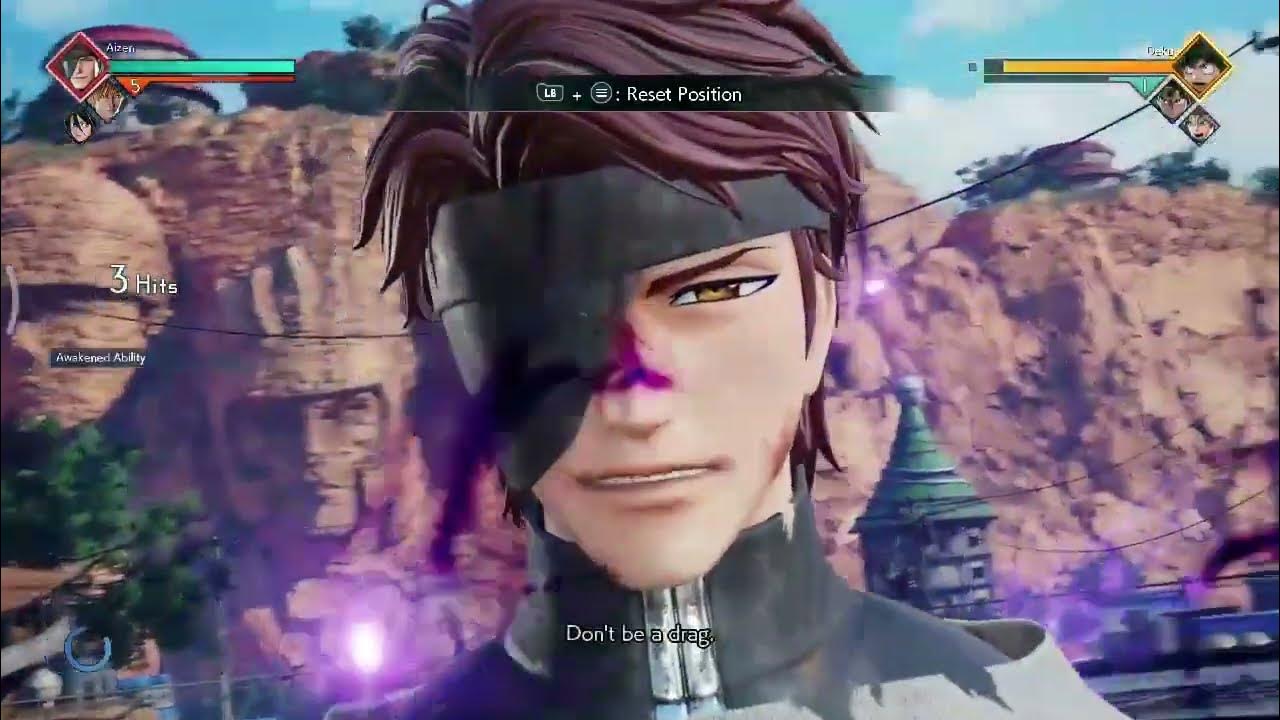 Aizen Sosuke Jump Force HADO 99 GORYUTENMETSU Bleach YouTube