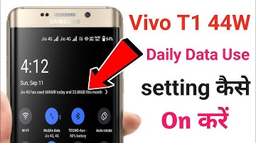 Vivo t1 44w me daily data use kaise dekhe | how to enable daily data used vivo t1 44w | vivo t1 5g