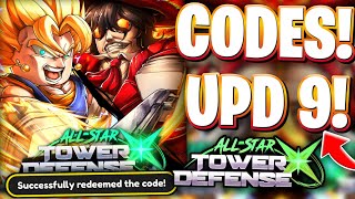🎃*MEGA UPD 9* LATEST ROBLOX ASTD X CODES | ALL UPDATE 9 CODES FOR ALL STAR TOWER DEFENSE X (ASTD X)