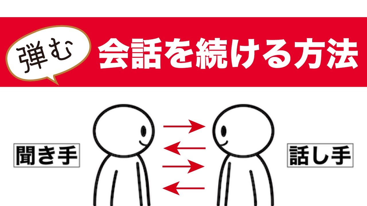 途切れない会話の作り方【会話のコツ】 - YouTube