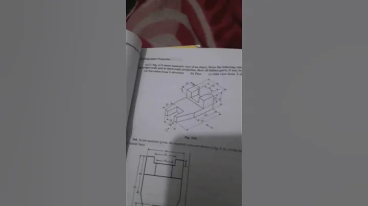 Third angle orthographic projection