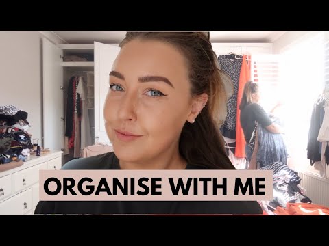 TIDY MY WARDROBE WITH ME (DECLUTTER & ORGANISE)