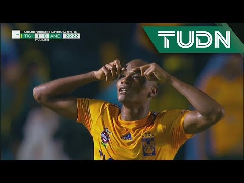 ¡Goool de Tigres! Quiñones vence a Ochoa y abre el marcador